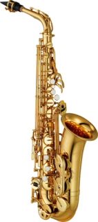 Yamaha YAS 480 Intermediate Alto Saxophone; Gold Finish; Authorized 