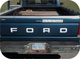   Ford Pickup Truck Fleetside Bronco Tailgate Vinyl Letters Decal Rear
