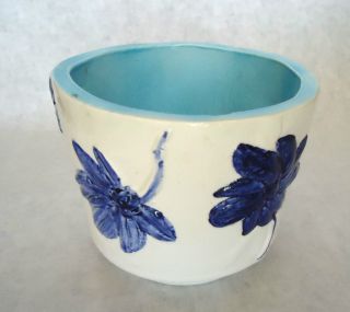 Bray Republic of Ireland Handmade Blue White Pottery