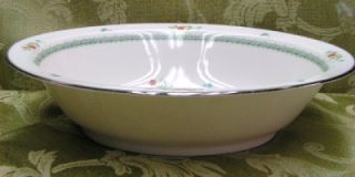 Brittany by Noritake 7195 Oval Vegetable Bowl Flowers