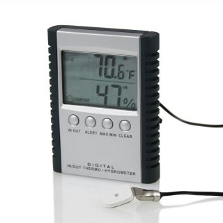 Indoor/Outdoor Digital Thermometer   Impulse, from Brookstone