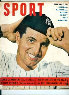 February 1950 Sport Magazine Tommy Henrich New York Yankees
