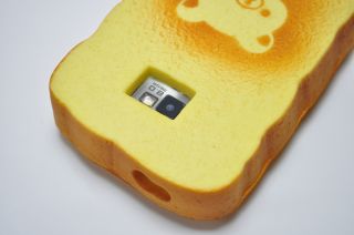 CUTE BEAR 3D & REAL Bread FAVOR Cover Case for Samsung Galaxy S II 2 