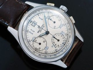 Breitling Geneve Chronograph Vintage Mens Watch