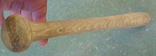 Vintage Worn Out Wood Wooden Baseball Bat Model JS Signature Used 