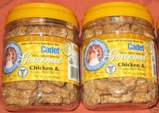 lbs Cadet Chicken Brown Rice Bones 130 Dog Biscuits