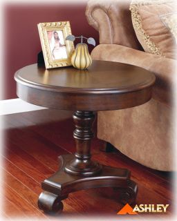 ashley furniture brookfield round end table t496 6 photo