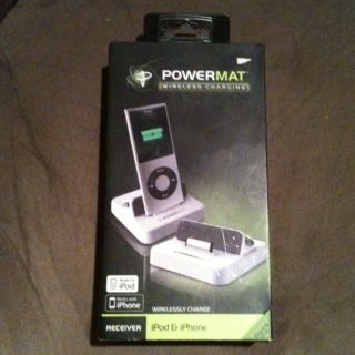 New Powermat PMR AID1 Wireless Charging Dock Cradle Receiver for iPod 