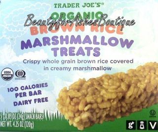 Trader Joes Organic Brown Rice Marshmallow Treats