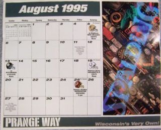 Mint Packers 1995 96 Prange Way Calendar Favre Butler