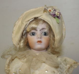 Bru JNE One Doll Repro with Stand Marked Bru JNE 8