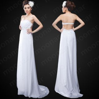 Stock Gown Prom Wedding Party Ball Cocktail Bridal Dresses Size 6 8 10 