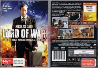 Lord of War Nicolas Cage Ethan Hawke Jared Leto New DVD