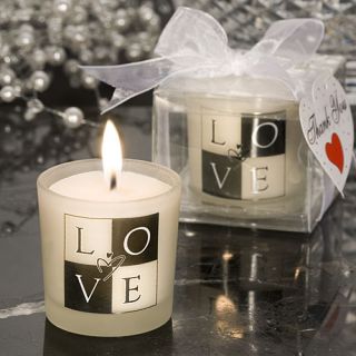 96 love design candle wedding favors