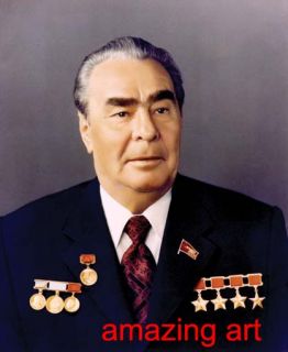 Oil Painting Museum Quality Leonid Ilyich Brezhnev