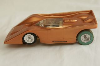   slot car body design by brimhall brass chassis comes with original