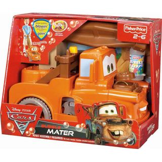 Fisher Price Cars Bubble Blowing Mater Movie Lawn Figure Disney Pixar 