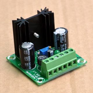 Power Supply Board AC DC in DC Out Based on LM317 IC