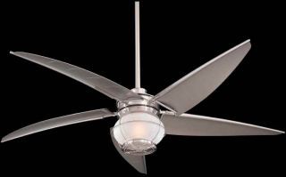 minka aire magellan ceiling fan model f579 l bnw features brushed 