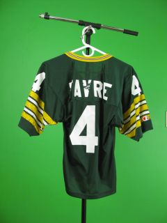 Vintage GREEN BAY PACKERS BRETT FAVRE JERSEY Champion YOUTH M
