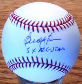 Rangers Buddy Bell Signed Baseball Auto 5 x All Star