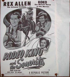 Buddy Ebsen Rodeo King and The Senorita Poster
