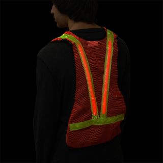 Buddy Products Safteyware Childs Split Style LED Lighted Safety Vest 