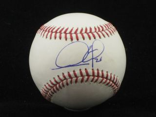 Chase Utley Signed OML Baseball 2008 Philadelphia Phillies Autograph 