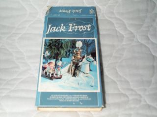 Jack Frost VHS Buddy Hackett Rankin Bass Claymation 028485180017 