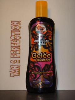 Australian Gold Gelee with Bronzers Tanning Lotion Accelerator Tanning 