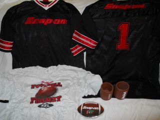 New Snap on Tools Football Jersey Plus Football T Shirt and A Free Hat 