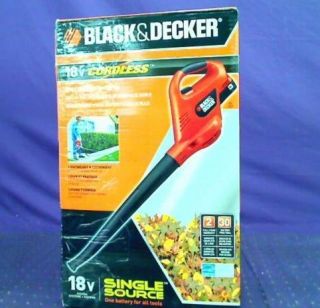   & Decker NS118 18 Volt Cordless Electric Broom Hard Surface Sweeper