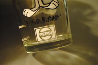   Looney Tunes Bugs Bunny Glass Pepsi Collectible Retro RARE 6