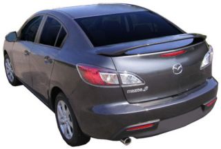 Mazda3 All Models Unpainted Factory Style Spoiler Wing Trim 2010 2013 