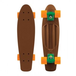 New Penny Original Skateboard Organic 22 Complete Brown w Orange 