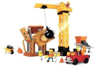   Handy Manny Ages 3 Up Lets Get Building Construction Playset