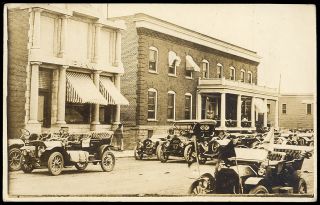 WI Wisconsin Automobiles Touring Auto Cars Buick, Pope 1910 RPPC