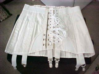 Vintage  Corset~Rigid Construction~Garters~Open Crotch~Laces 