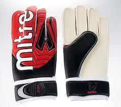 Mitre Primo G28014 Goalkeeper Gloves Red/Black Size 11 *NEW*