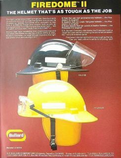 Bullard Firedome II Fire Helmet Ad