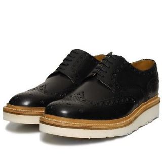 GRENSON The Archie V Wingtip Brogues Black  Brand new with box Mens