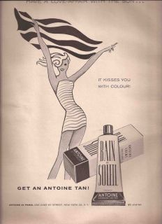 bain de soleil by antoine advertisement 1959 from canada time