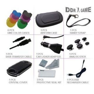 New Game PSP 20 in 1 Accessories Kit Bundle Case M03854