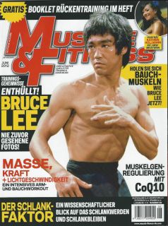 BRUCE LEE MUSCLE AND FITNESS MAGAZINE JUNE 2012 GERMANY EDITION
