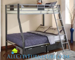 Cletis II Twin Over Full Bunk Bed New Kids Youth Furniture