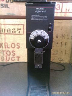 bunn g2 coffee grinder with operator s manual adjustable settings