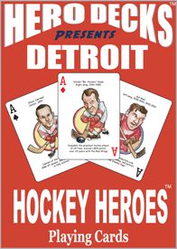 Detroit Red Wings NHL Hockey Collectible Playing Poker Cards Fans Hero 