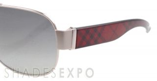 NEW Burberry Sunglasses BE 3042 BURGUNDY 100511 BE3042 AUTHENTIC