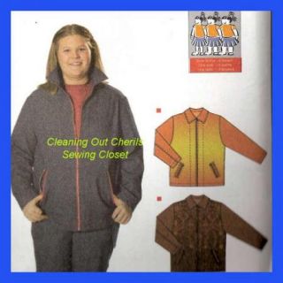 Girls Jacket Plus Size Sewing Pattern 11 13 15 Burda Uncut Front 