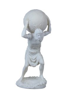 Greek God Burden of Atlas Statue Heavenly Sphere Titan